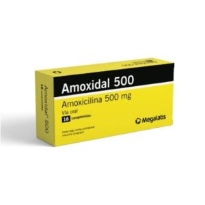 AMOXIDAL 500 MG 16 COMP