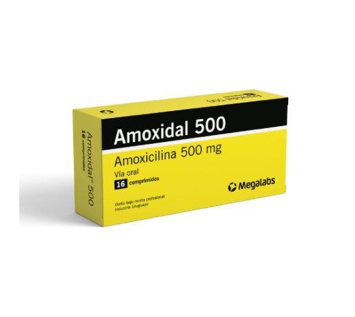 17881_1 AMOXIDAL 500 MG 16 COMP - Imagen 1