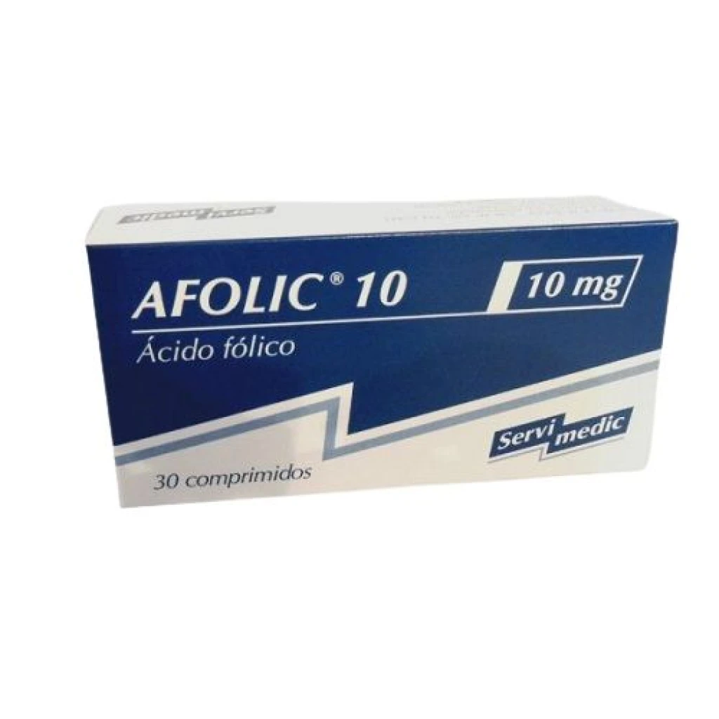 AFOLIC 10 MG X30 COMPRIMIDOS
