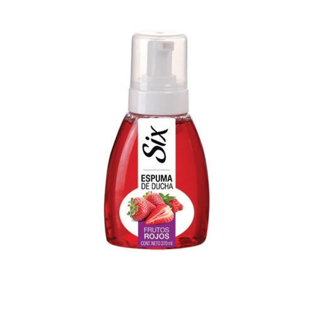 ESPUMA DE BAÑO SIX FRUTOS ROJOS