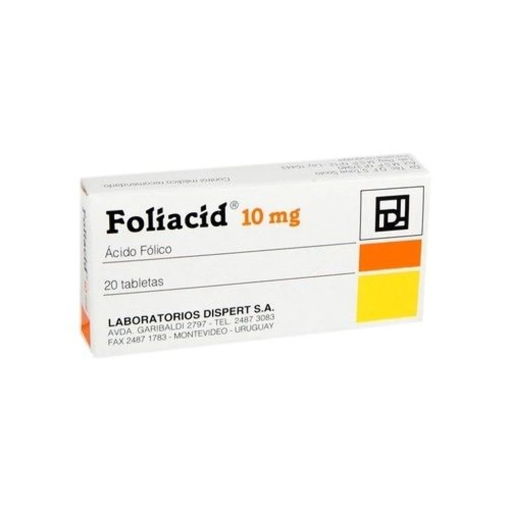 FOLIACID 10 MG X 20 COMPRIMIDOS