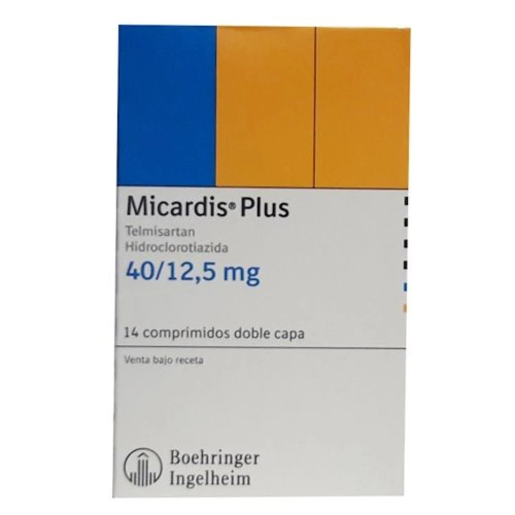 MICARDIS PLUS 40/12.5 MG X 14 COMPRIMIDOS