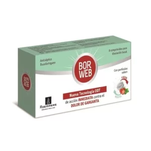 BORWEB ODT FRESA MENTOL 8 COMP