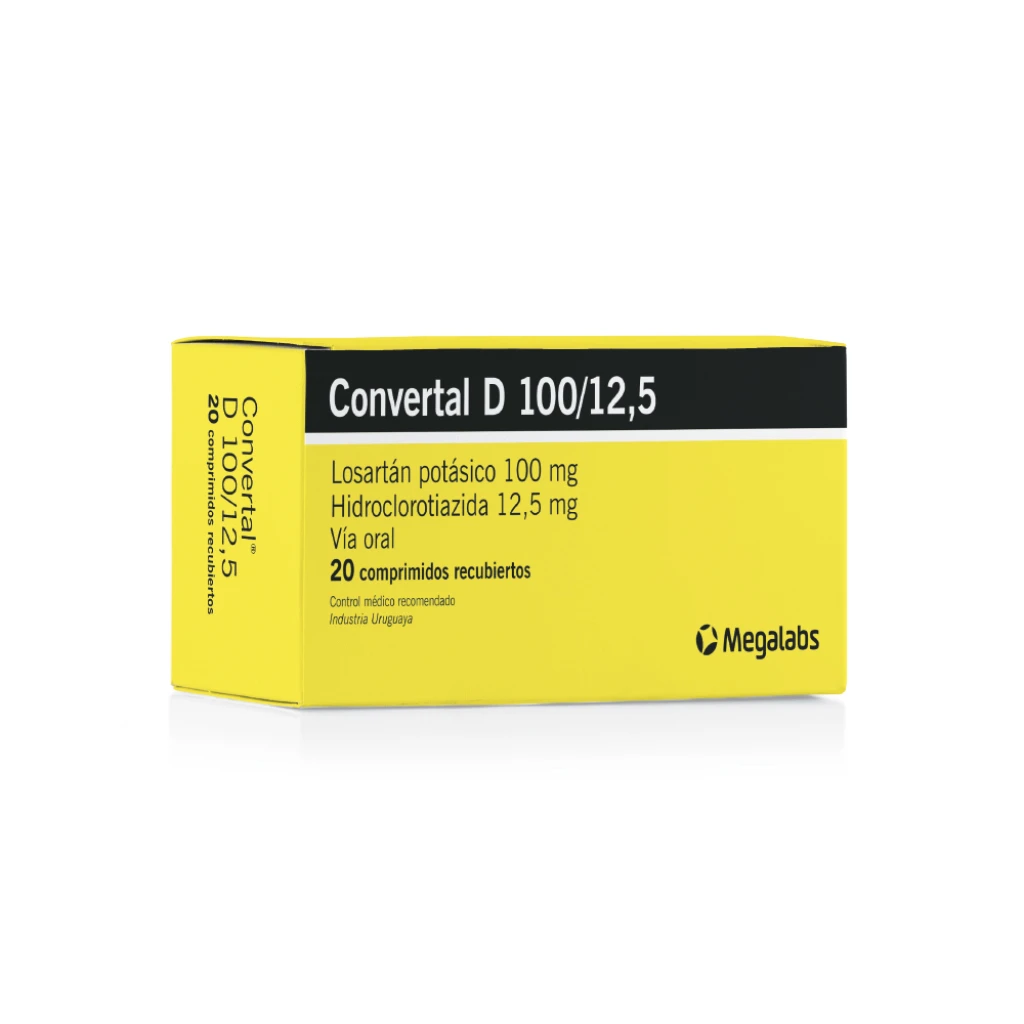 CONVERTAL D 100/12,5MG 20COM
