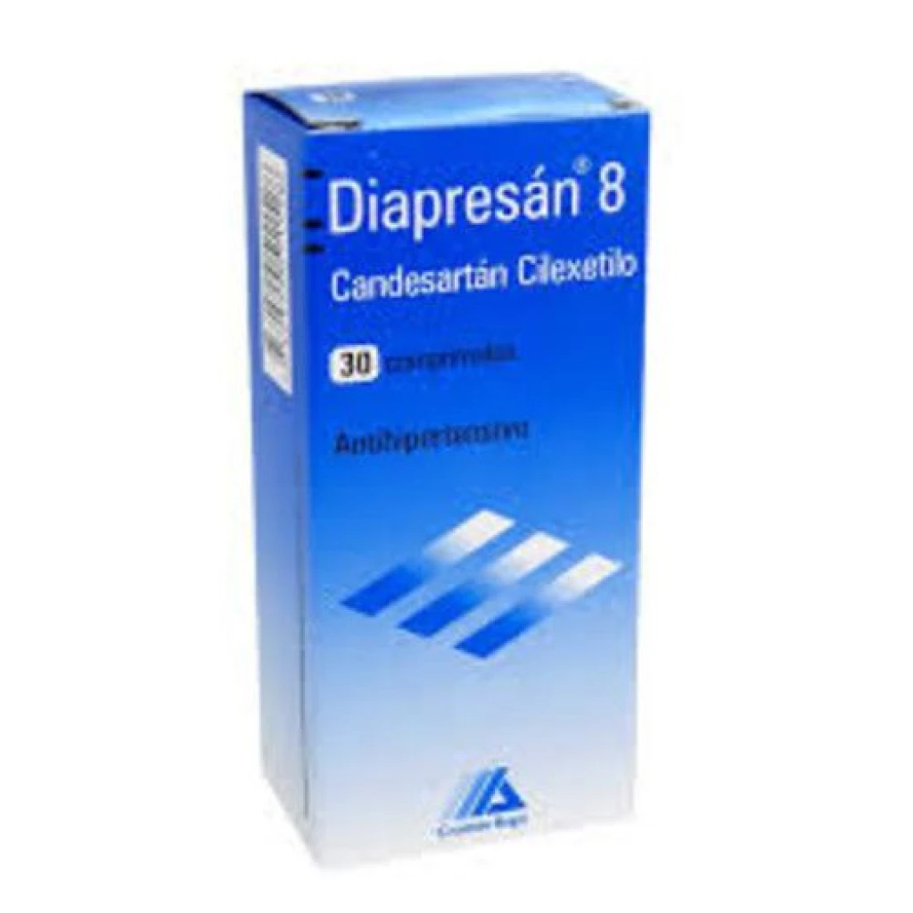 DIAPRESAN 8 MG X 30 COMPRIMIDOS