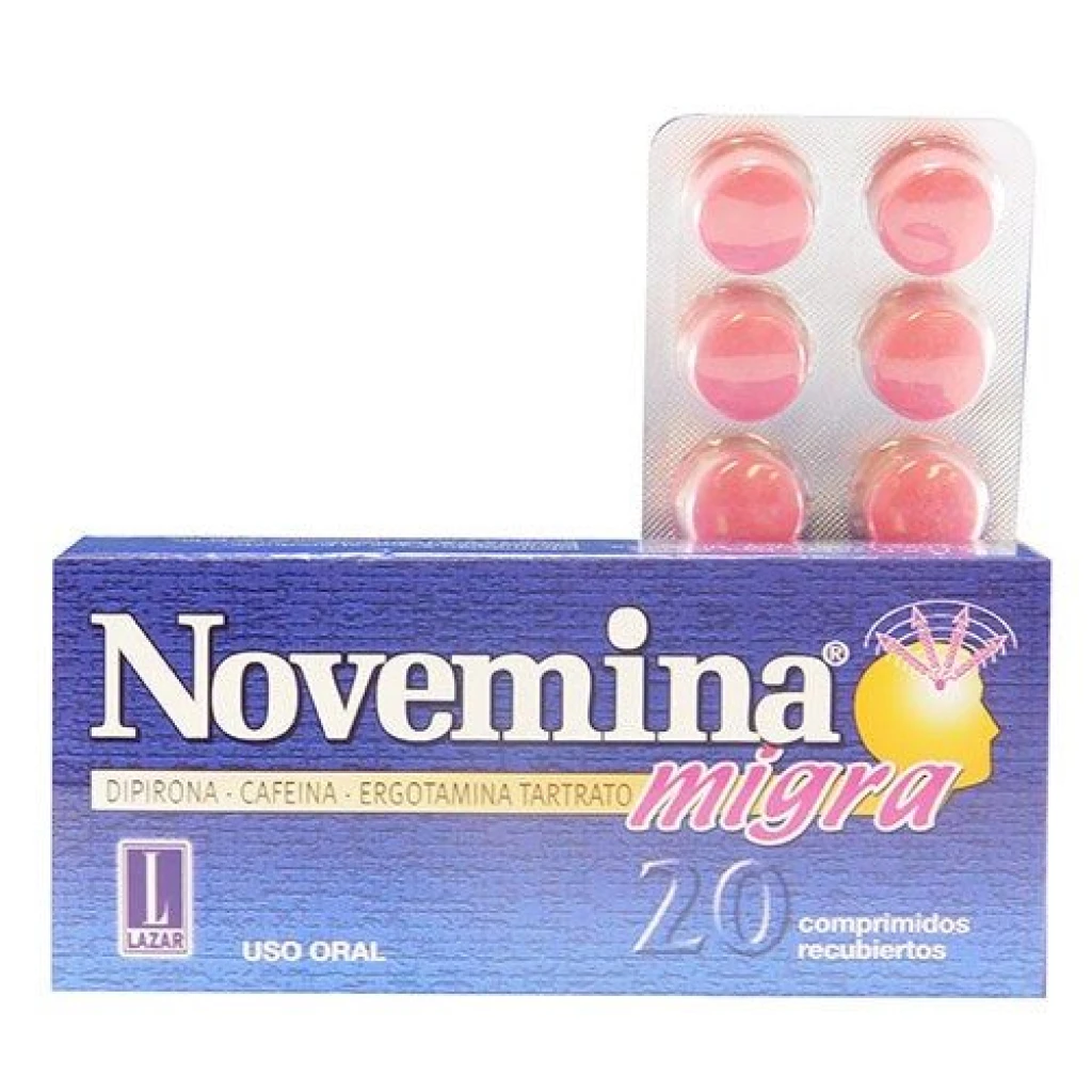NOVEMINA MIGRA X20 COMPRIMIDOS