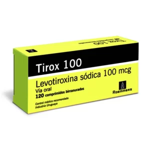 TIROX 100 MG 120 COMP RAN
