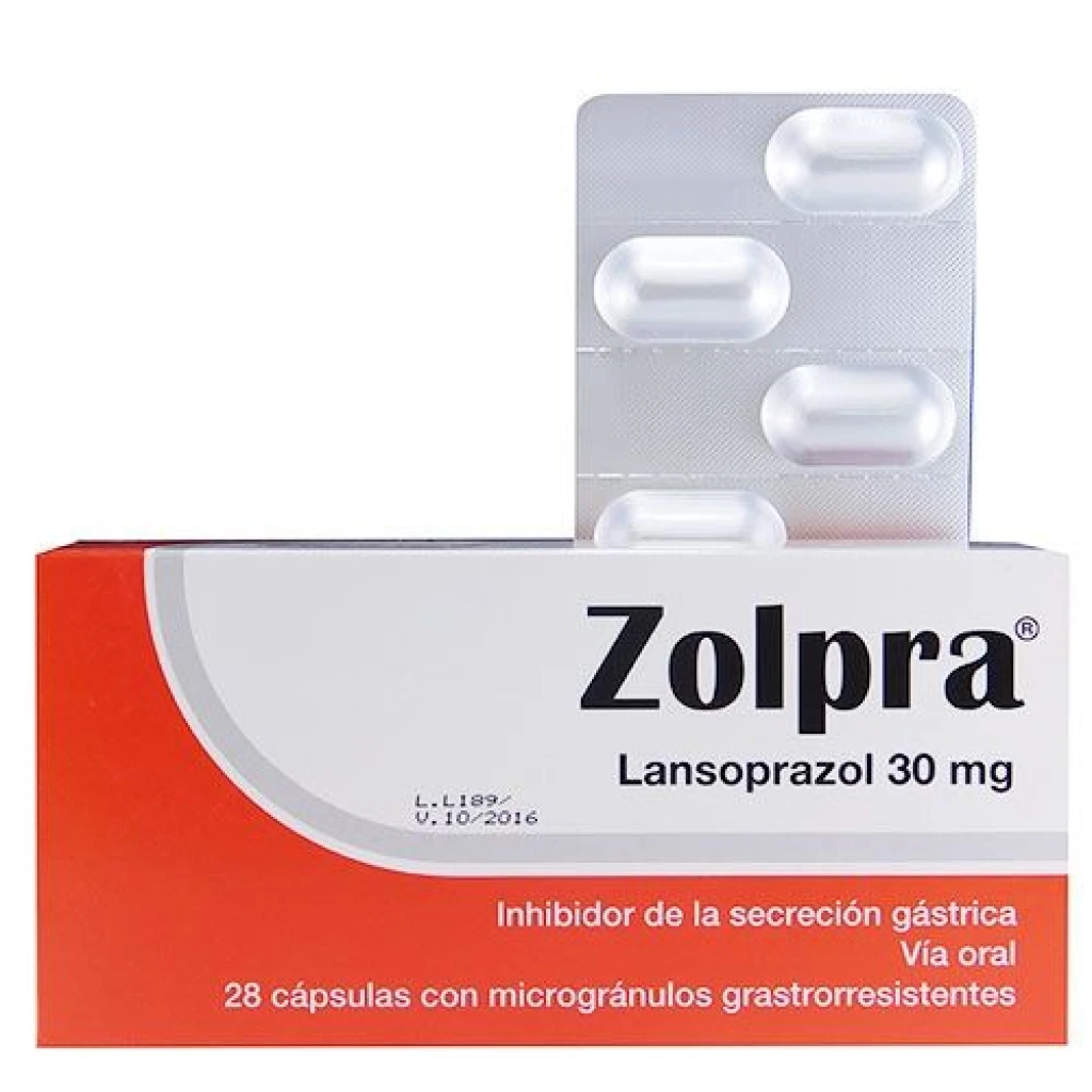 ZOLPRA 30 MG X28 CAPSULAS