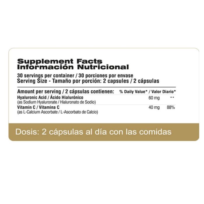 Qualivits Hyaluronic Acid + Vitamin C - Imagen 2
