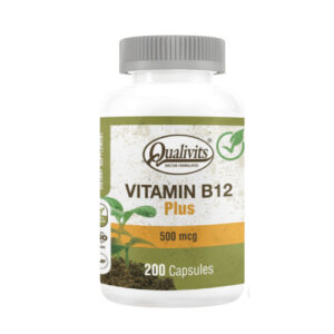 Qualivits Vitamina B12 plus 500mg 200 cap