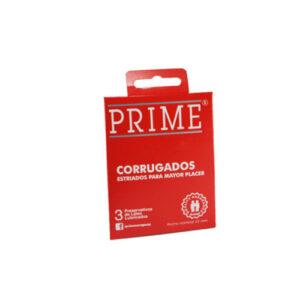 Preservativos Prime Corrugado 3 Unidades