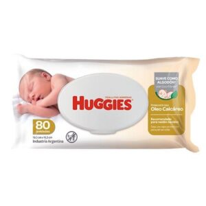 Toallitas Húmedas Huggies óleo Calcáreo 80 Unidades