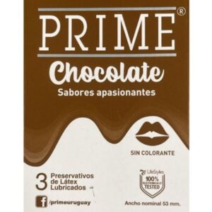Preservativo Prime Chocolate 3 Unidades