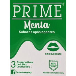 Preservativo Prime Menta 3 Unidades