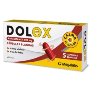 Dolex 500 Mg 5 Cápsulas Blandas