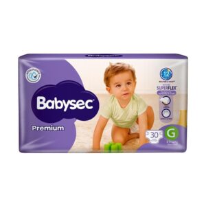Pañales Babysec Premium G 30 Unidades