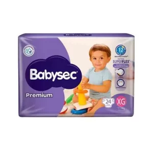 Pañales Babysec Premium Xg 24 Unidades