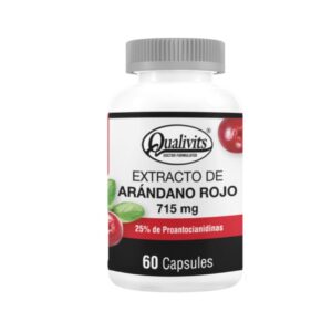 QUALIVITS EXTRACTO DE ARÁNDANO ROJO 715 MG 60 CAPSULAS