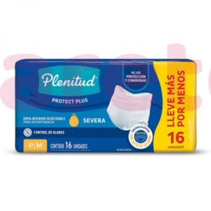 PAÑAL ADULTO PLENITUD PROTEC PLUS P/M 16 UNI