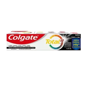 Pasta De Dientes Colgate Total 12 Carbón 140 G