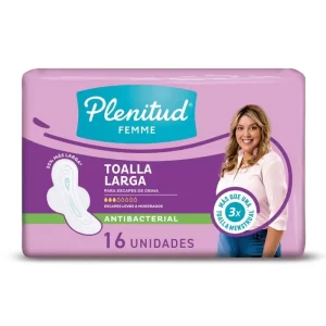 Plenitud Femme toalla larga antibacterial x 16