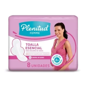 Toalla para Incontinencia Plenitud Femme Esencial Larga 8 unidades