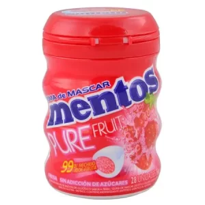 MENTOS  PURE FRESH MORANGO 28 UNIDADES