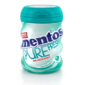 MENTOS PURE FRESH S/AZUCAR  WINTERGREEN  28 UNIDADES