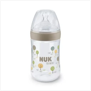Mamadera 260ml Nuk For Nature Tetina de silicona-Orificio M