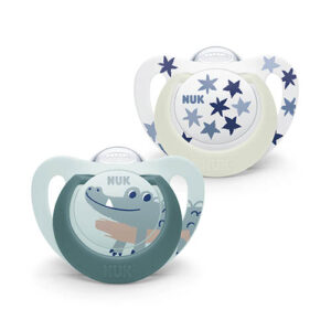 Chupete Nuk Silicona Día Y Noche Talle 2 2 Unidades