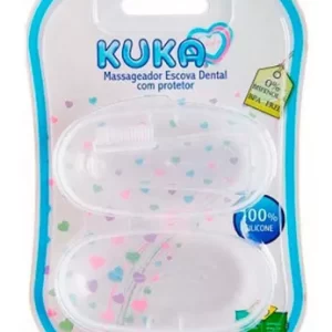 Masajeador dental de silicona Kuka con protector