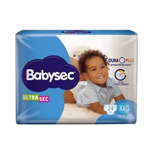 Pañales Babysec Ultra Sec Xxg 24 Unidades
