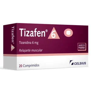 Tizafen 6 Mg 20 Comprimidos