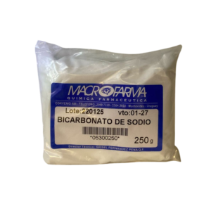 Bicarbonato 250gs MACROFARMA