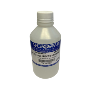 Alcohol rectificado 250ml MACROFARMA