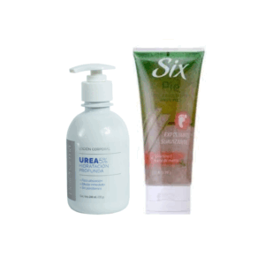 Pack LOCION CORPORAL  UREA BELLPHARMA + SIX PIE GEL EXOFLIANTE