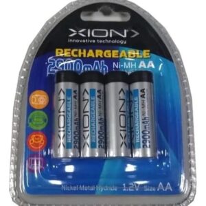 Pilas AA Xion x4 recargables