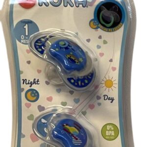 2 Chupete KUKA 0 - 6 m Azul con motivos