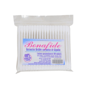 Bastoncitos cotonete flexible con punta de algodón - Bonafide