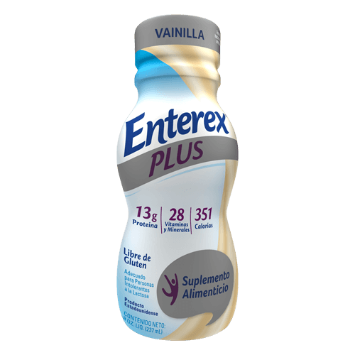 enterex Suplemento Enterex Plus Líquido Vainilla 237 Ml - Imagen 1