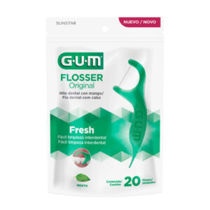 Hilo dental con mango GUM 20 unidades