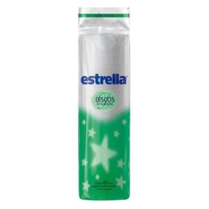 Discos Desmaquillantes ESTRELLA 100% algodón