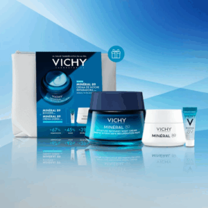 VICHY MINERAL 89 NOCHE +2 MINITALLAS MINERAL 89 PACK + Necessaire de REGALO