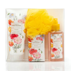 Aqua Di Vartiente Poppy 200ml + Jabón + Body Splash 120ml + Esponja