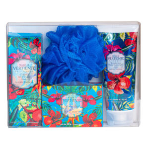 Aqua Di Vertiente Alegría Tropical 200ml + Jabón + Body Splash 120ml + Esponja