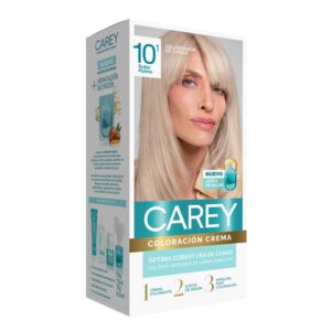 Tinta Coloración Carey Nro10.1 Rubio Platino