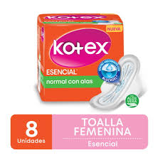 Kotex Toallitas Esencial x8