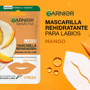 Garnier Skin Active Mascarilla para Labios Mango 1 unidad
