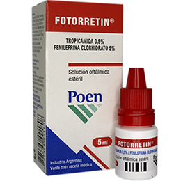 FOTORRETIN SOLUCION OFT. 0.5+5% [5 ml]