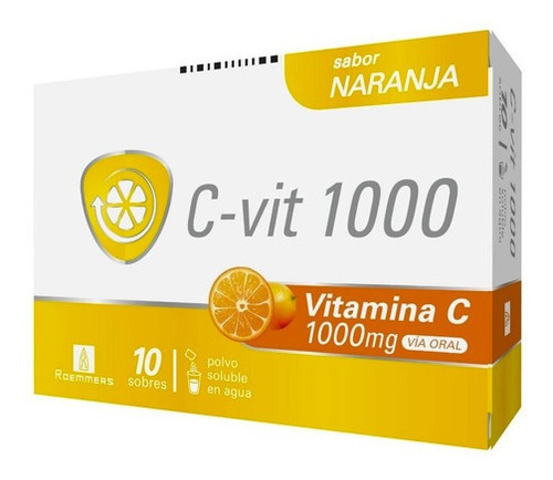 D_NQ_NP_892555-MLU52731297749_122022-O C-vit 1000 Mg. 10 Comp. Sabor Naranja - Imagen 1